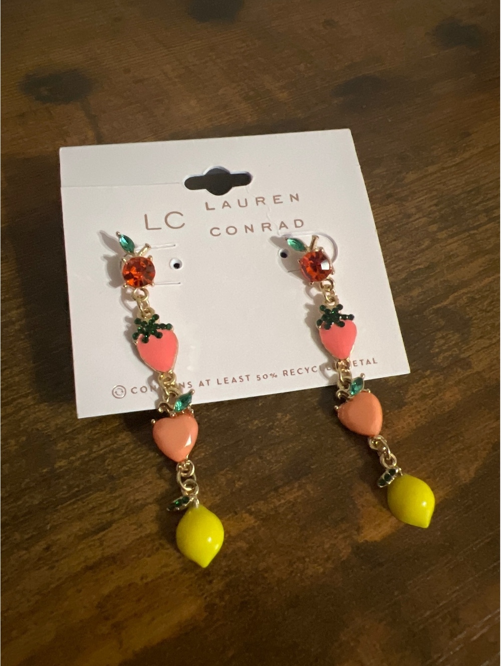 Lauren Conrad Fruit Dangle Drop Earrings